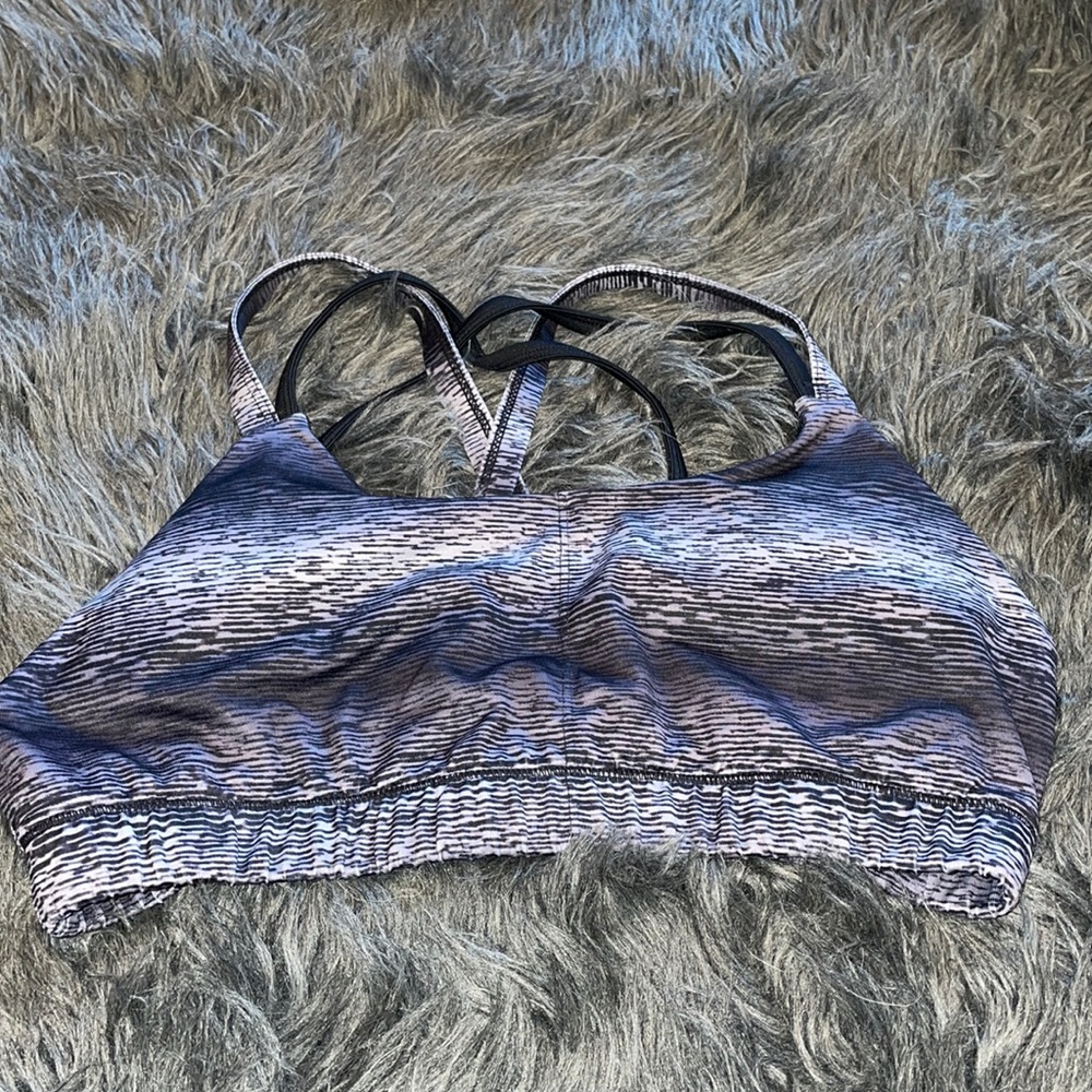Champion , size XL , polyester/ spandex racerback sports bra